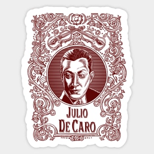 Julio de Caro in Red Sticker